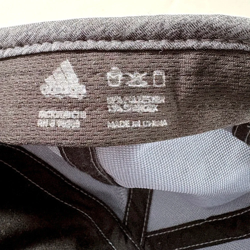 Adidas Climalite Gray Running Adjustable Sporty Performance Baseball Cap Hat